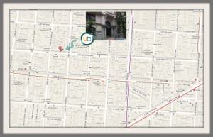 mapa-unidad-de-neurocirugia-hermosilla-31-madrid-mix Plano detallado de la consulta principal de la Unidad de Neurocirugía en la calle Hermosilla 31, Madrid